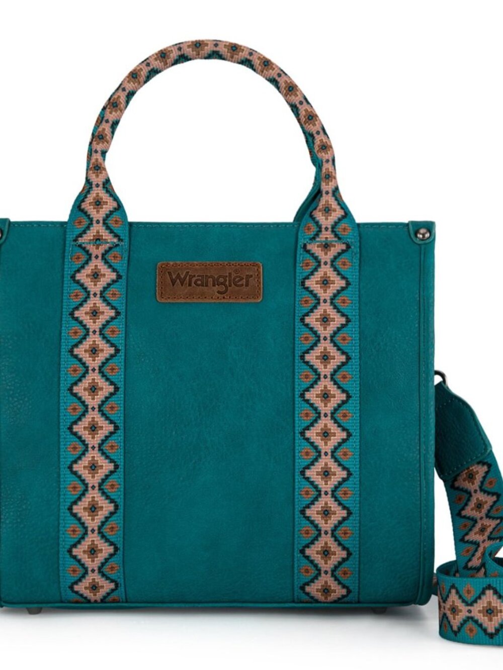 Wrangler Western Purse for Women, Aztec Top Handle Satchel Crossbody Bag